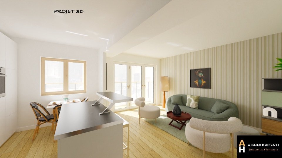 APPARTEMENT T3 A VENDRE - ST ETIENNE MONTPLAISIR - 59 m2 - 55000€