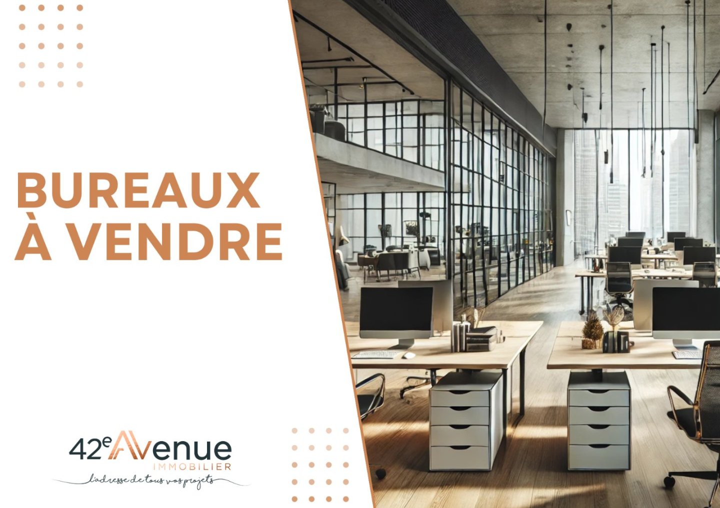 BUREAU A VENDRE - ST ETIENNE LA TERRASSE - 135.06 m2 - 455215€ 