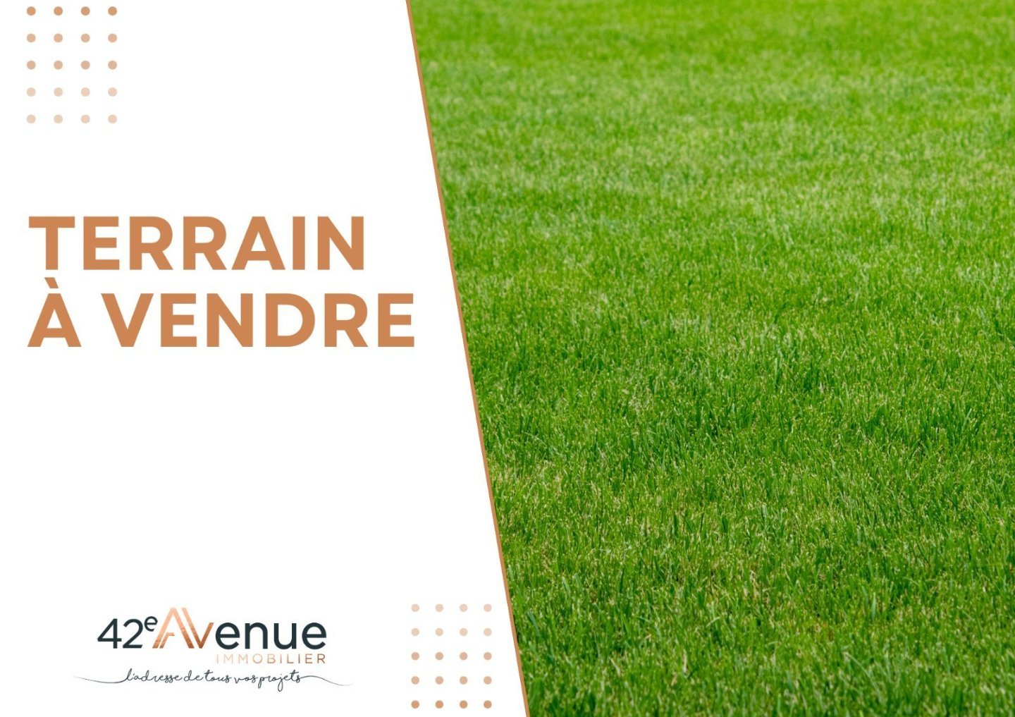 TERRAIN CADASTRE ZI 1616  525 M A VENDRE - VEAUCHE - 120000€