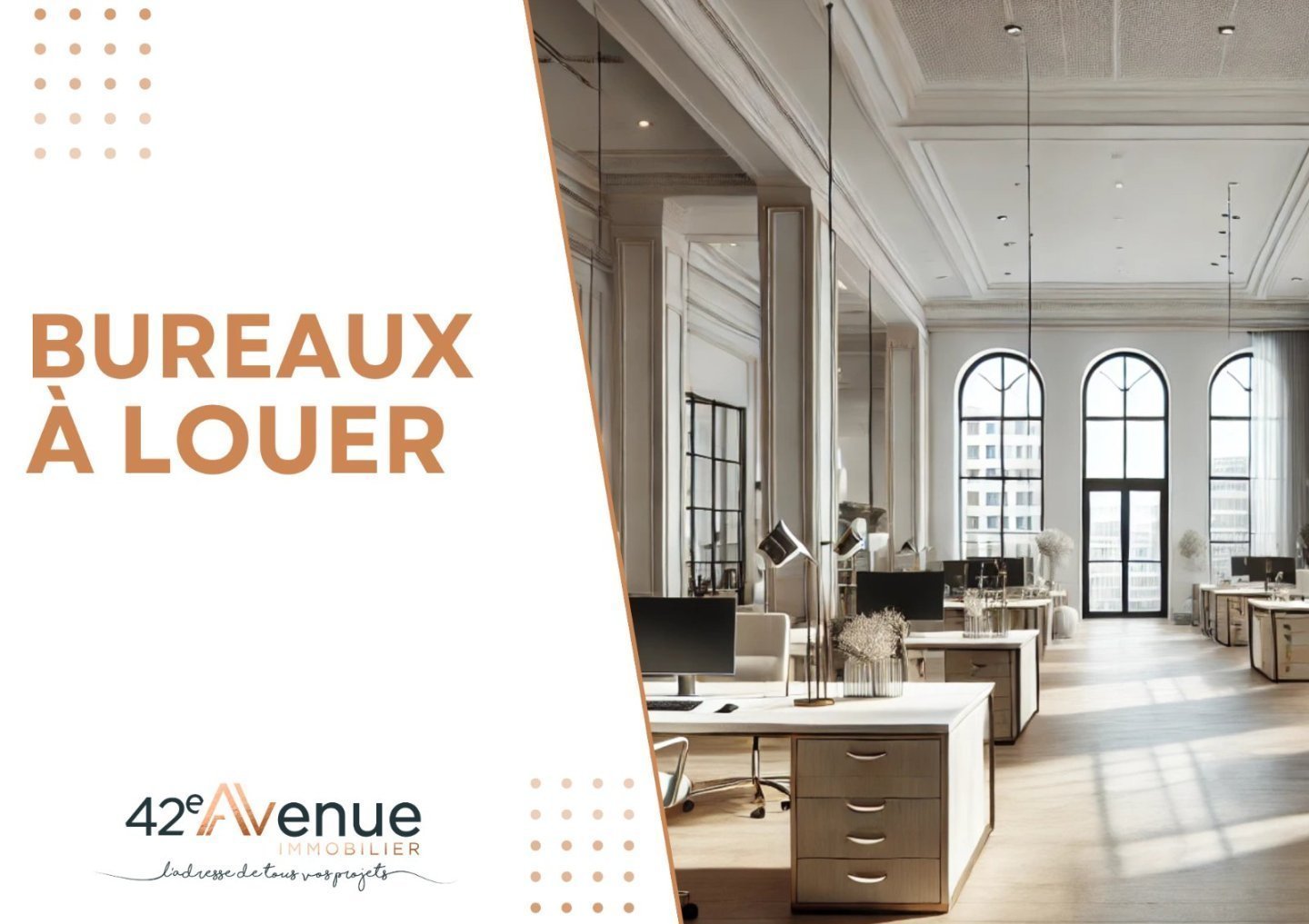 BUREAU A LOUER - ST PRIEST EN JAREZ - 200 m2 - 1�590�&euro; HC et HT par mois