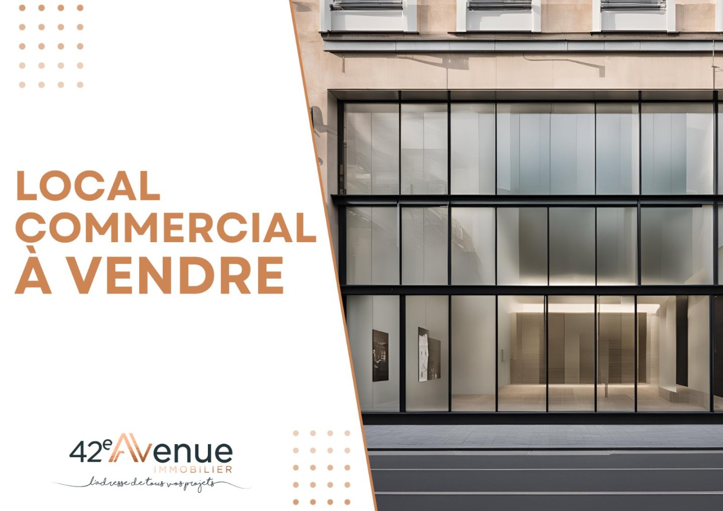 LOCAL COMMERCIAL A VENDRE - ST ETIENNE CENTRE VILLE - 430 m2 - 320�000�&euro; 