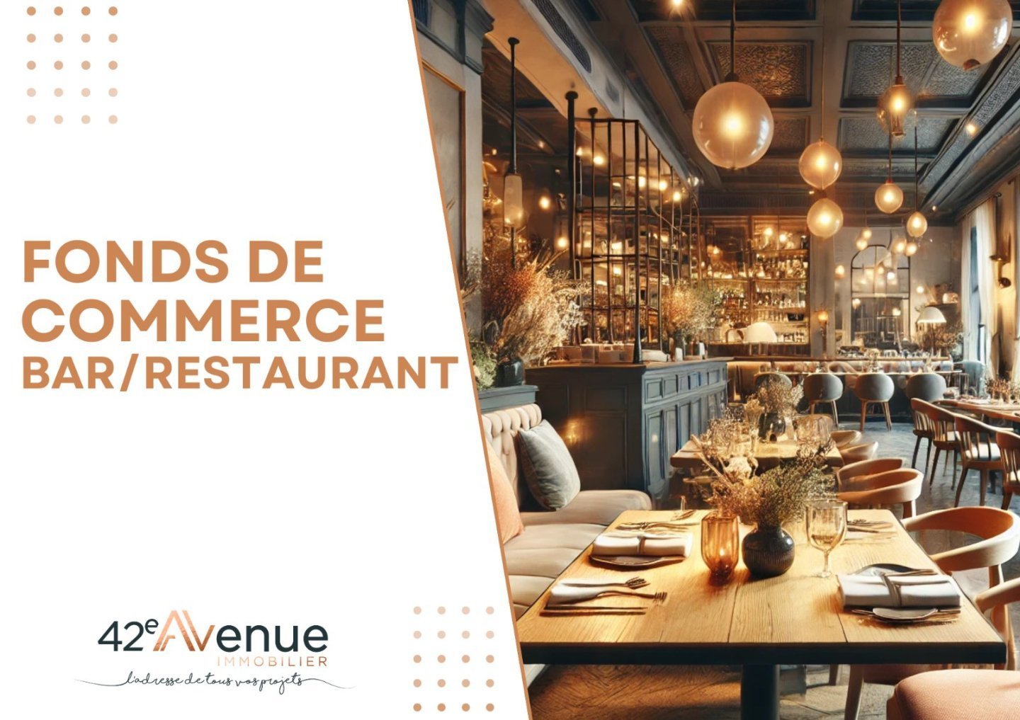 FONDS DE COMMERCE A CEDER - BAR - BRASSERIE - ST ETIENNE CENTRE VILLE - 235 m2 - 477 000 &euro;