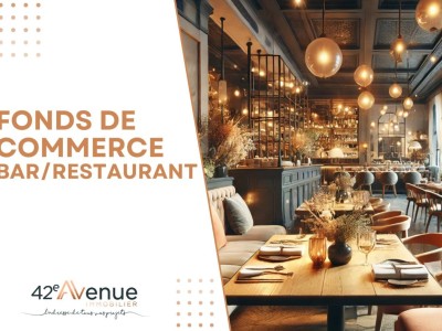 FONDS DE COMMERCE A CEDER - RESTAURANT - ST ETIENNE FAURIEL - 160 m2 - 146 340 &euro;