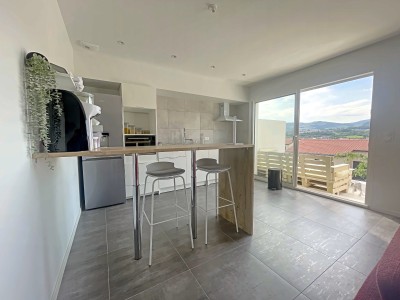 Maison contemporaine avec garage et jardin - LA GRAND CROIX - 108.91 m2 - VENDU