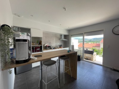 Maison contemporaine avec garage et jardin - LA GRAND CROIX - 108.91 m2 - VENDU