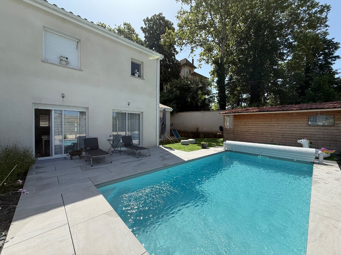 Maison mitoyenne par un cot� - LORETTE - 105 m2 - VENDU