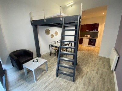STUDIO A LOUER - ST ETIENNE Rond Point Fauriel / La Mtare - 23.6 m2 - 400€ charges comprises par mois