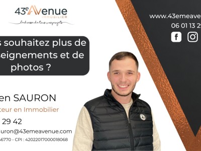 TERRAIN - ROZIER COTES D AUREC - 2140 m2 - 49 500 &euro;