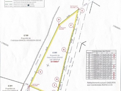 TERRAIN A VENDRE - ST MAURICE DE LIGNON - 39 000 €