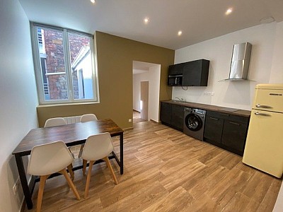 T1 BIS SEMI-MEUBLE A LOUER - ST ETIENNE ALBERT THOMAS/URSULES/BADOUILLERE - 32.58 m2 - 500 € charges comprises par mois