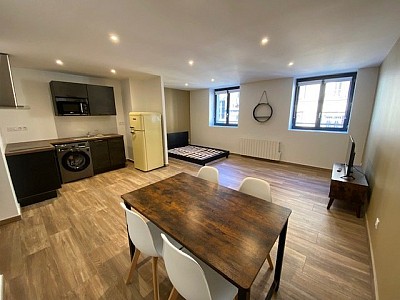 Grand 1 pièce Semi-Meublé A LOUER - ST ETIENNE QUARTIER DES URSULES - 41.99 m2 - 495 € charges comprises par mois
