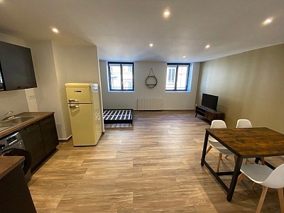 Grand 1 pièce Semi-Meublé A LOUER - ST ETIENNE QUARTIER DES URSULES - 41.99 m2 - 495 € charges comprises par mois
