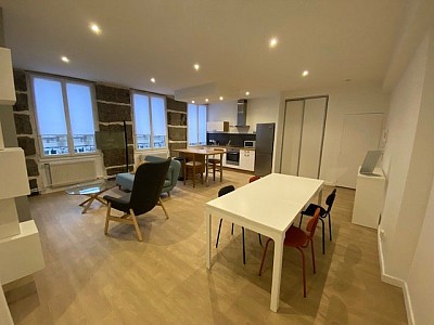 2 pièces Meublé A LOUER - ST ETIENNE Cité Design/Carnot - 56.72 m2 - 640 &euro; charges comprises par mois