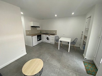 Hyper Centre T2 Meublé avec Terrasse A LOUER - ST ETIENNE PLACE DU PEUPLE/PLACE GRENETTE - 31.05 m2 - 551 € charges comprises par mois