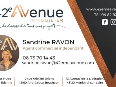 F2 de 67 m2 + atelier 35 m2 dans la cour A VENDRE - ST ETIENNE JACQUARD - 67 m2 - 70000€