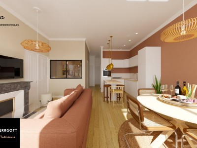 F2 de 67 m2 + atelier 35 m2 dans la cour A VENDRE - ST ETIENNE JACQUARD - 67 m2 - 70000€