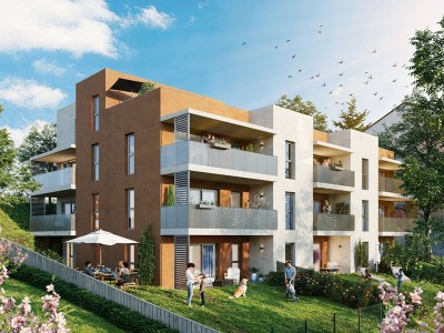 APPARTEMENT T2 NEUF A VENDRE - ST JEAN BONNEFONDS - 60.02 m2 - 259 000 &euro;