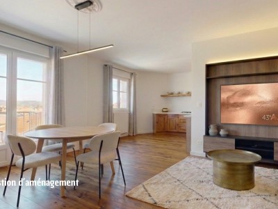 Appartement, 2 chambres, ascenseur et garage A VENDRE - MONISTROL SUR LOIRE - 61.39 m2 - 165 500 &euro;