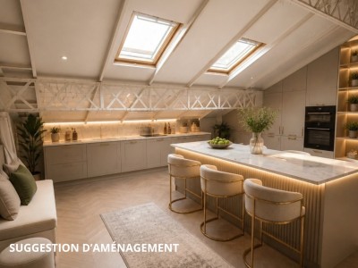 PLATEAU À AMÉNAGER A VENDRE - ST ETIENNE BELLEVUE - 84.78 m2 - 45 000 €