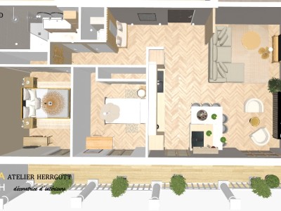 F3 de 70 m2 avec balcon terrasse de 22 m2 - ST ETIENNE FACULTE   CENTRE DEUX - 70 m2 - 138000€