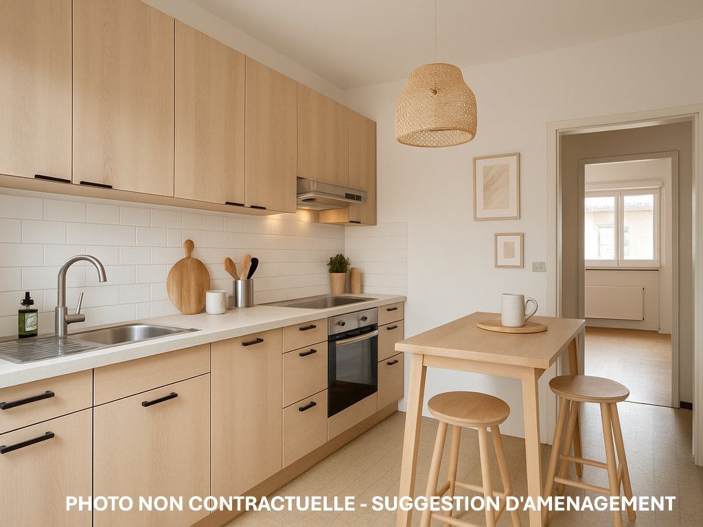 APPARTEMENT T4 - ST ETIENNE BELLEVUE - 67.78 m2 - 65�000�&euro;