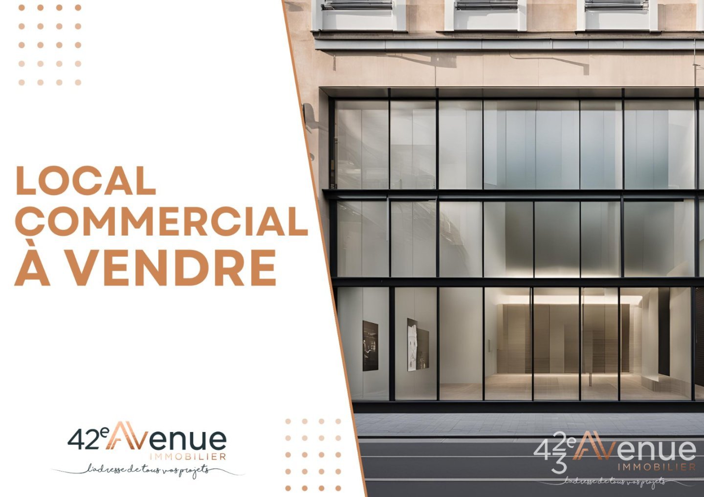 BOUTIQUE A VENDRE - FIRMINY - 99.55 m2 - 139 000 &euro; 