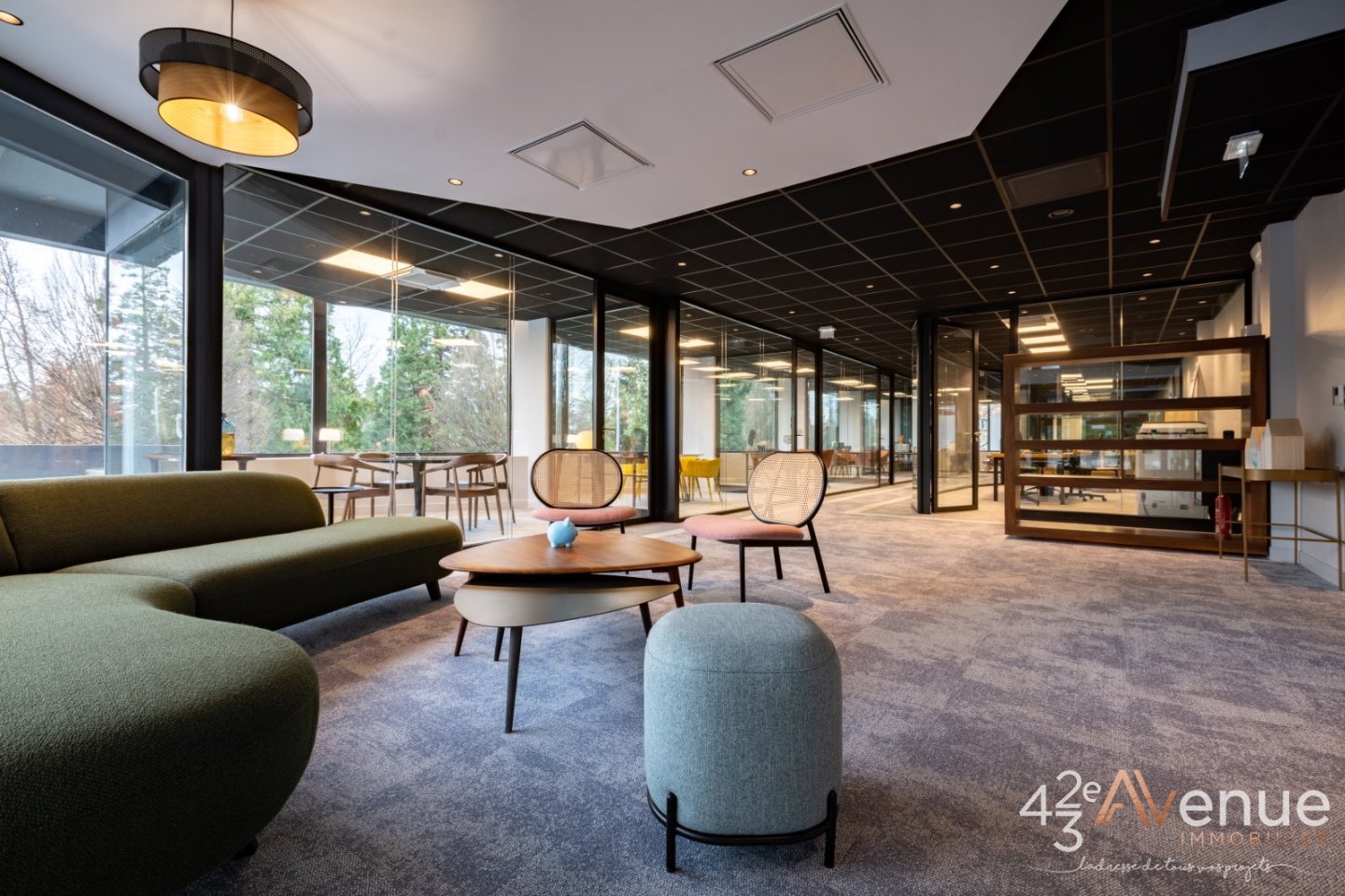 Bureaux à louer A LOUER - ST ETIENNE FAURIEL - 327 m2 - 6 500 &euro; HC et HT par mois