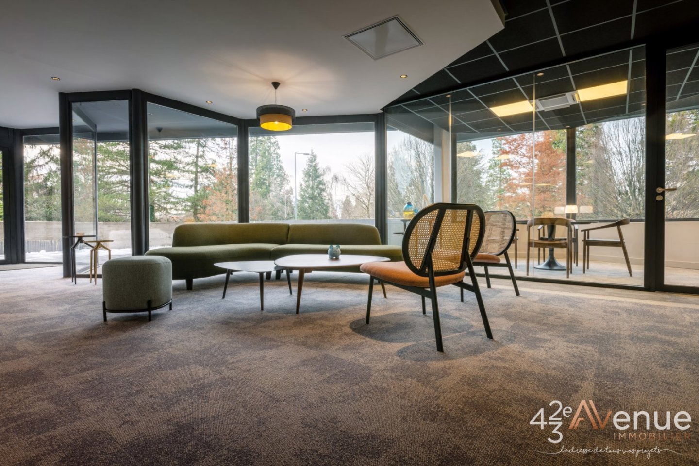 Bureaux à louer A LOUER - ST ETIENNE FAURIEL - 327 m2 - 6 500 &euro; HC et HT par mois