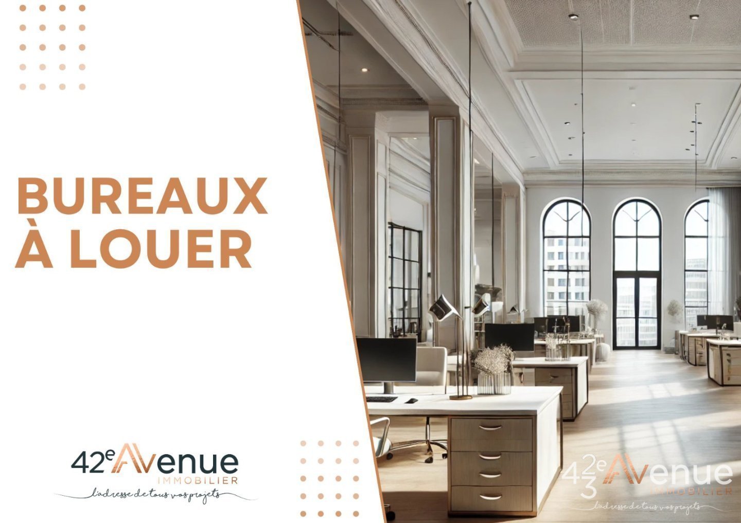 BUREAU A LOUER - ST PRIEST EN JAREZ - 200 m2 - 1�590�&euro; HC et HT par mois