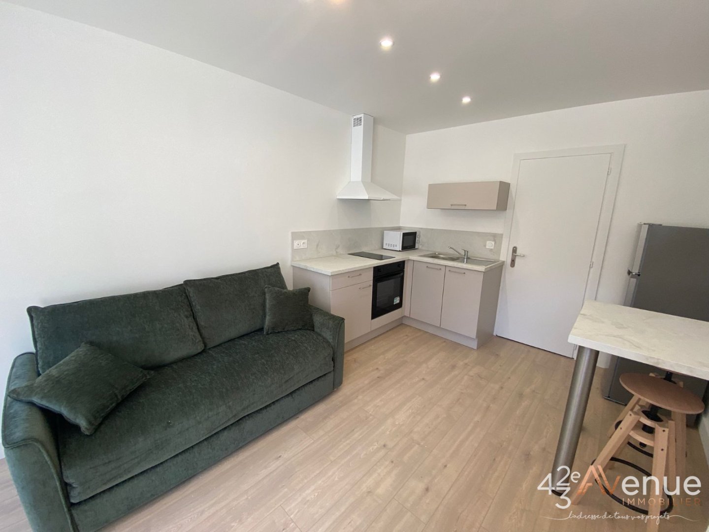 STUDIO A LOUER - ST ETIENNE BADOUILLERE - 19.1 m2 - 420 &euro; charges comprises par mois