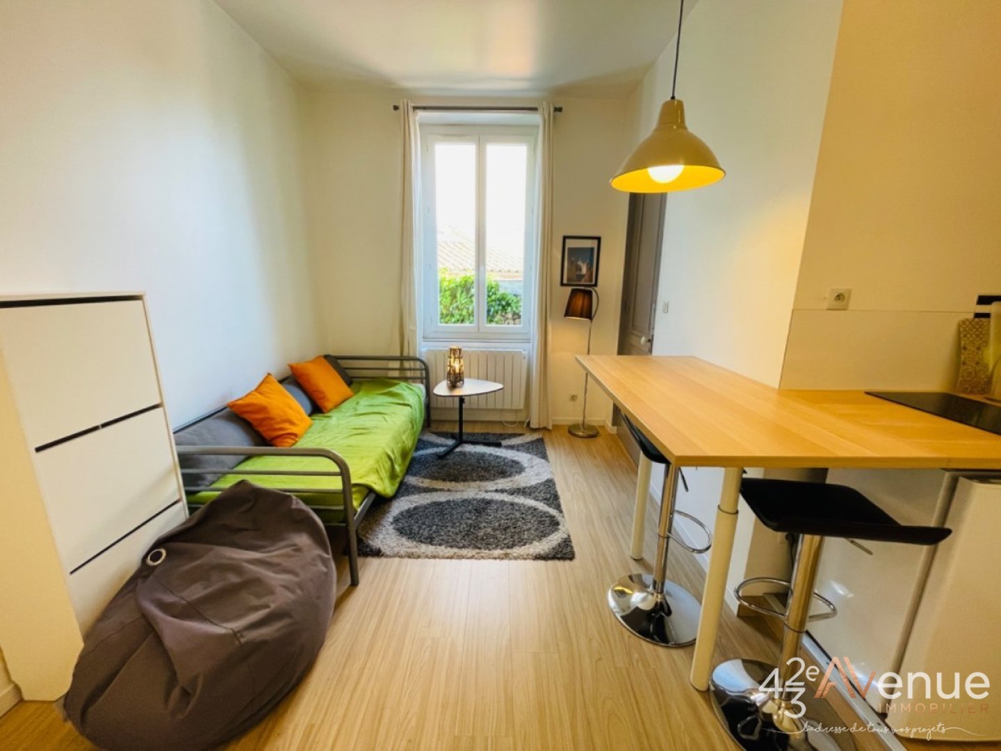 STUDIO - ST ETIENNE BELLEVUE - 18.51 m2 - LOU&Eacute;