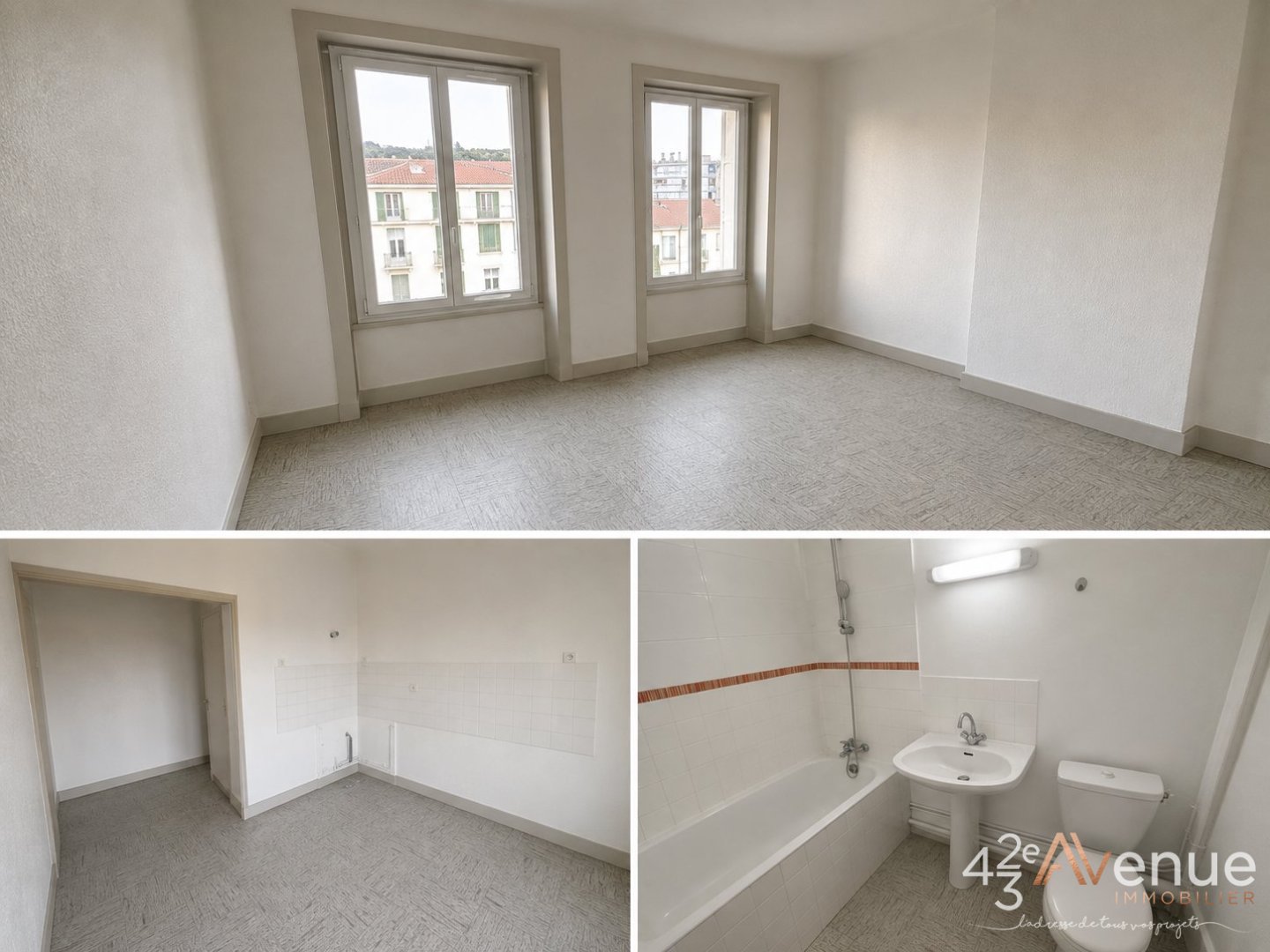 STUDIO A LOUER - ST ETIENNE HAUT DE JACQUARD/ECOLE D ARCHITECTURE - 27.68 m2 - 290 &euro; charges comprises par mois