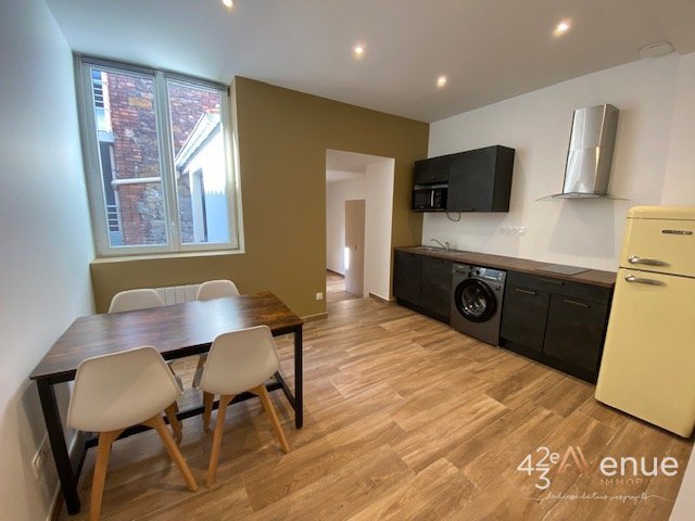 T1 BIS SEMI-MEUBLE A LOUER - ST ETIENNE ALBERT THOMAS/URSULES/BADOUILLERE - 32.58 m2 - 500 &euro; charges comprises par mois