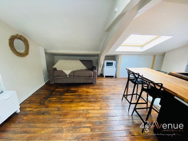 Studio sous les toits A LOUER - ST ETIENNE BELLEVUE/CENTRE II - 17 m2 - 350 &euro; charges comprises par mois