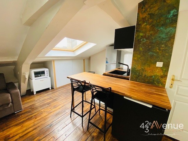 Studio sous les toits A LOUER - ST ETIENNE BELLEVUE/CENTRE II - 17 m2 - 350 &euro; charges comprises par mois