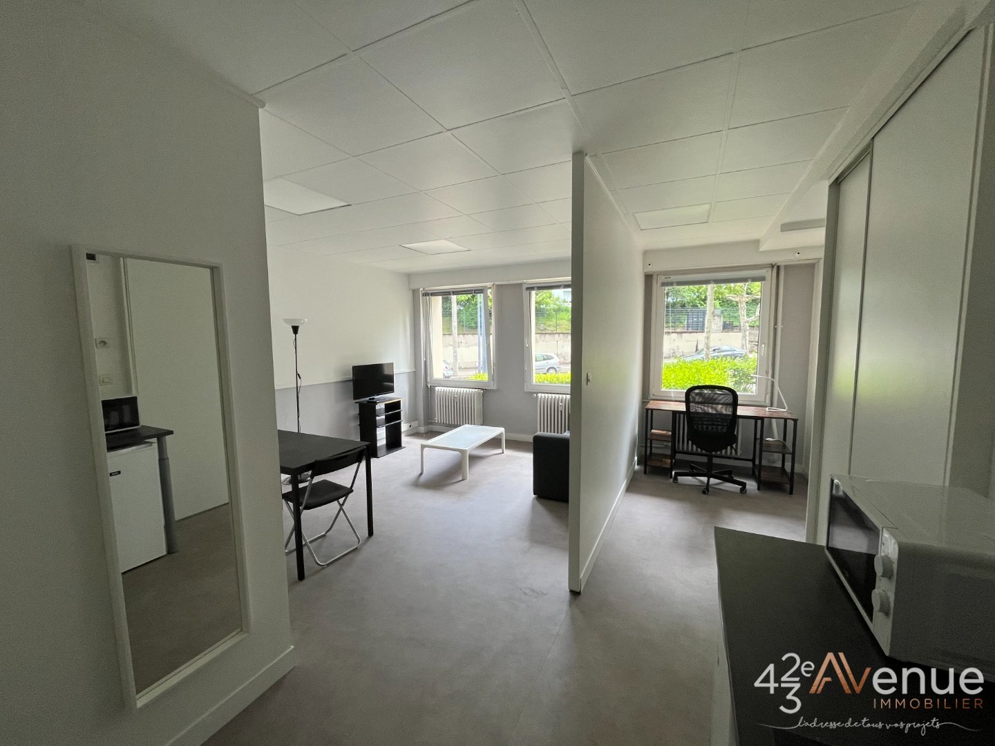 APPARTEMENT T1 - ST ETIENNE CENTRE - 36.87 m2 - LOUÉ