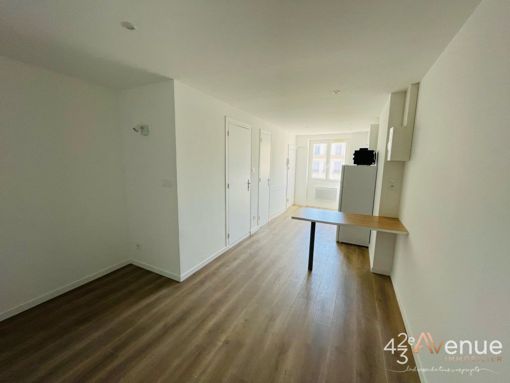 APPARTEMENT T1 - ST ETIENNE CENTRE - 21.28 m2 - LOUÉ