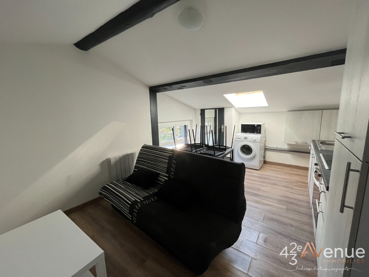 APPARTEMENT T2 - ST ETIENNE FACULTE   CENTRE DEUX - 24.09 m2 - LOU&Eacute;