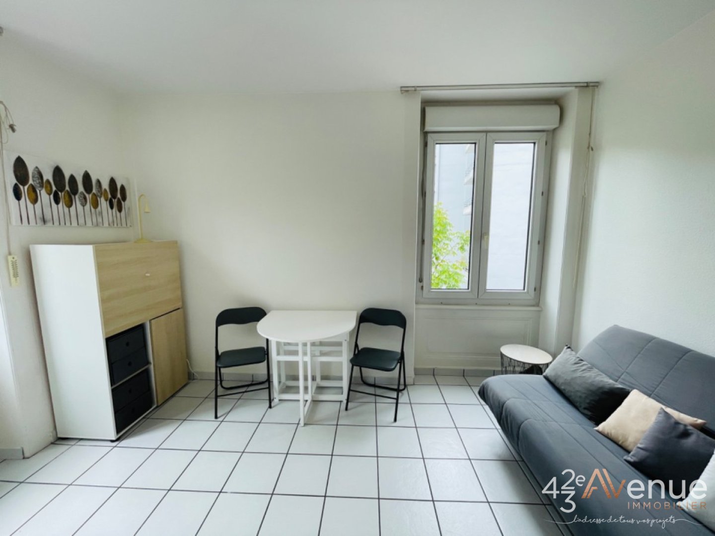 APPARTEMENT T1 - ST ETIENNE FAURIEL - 21.31 m2 - LOUÉ