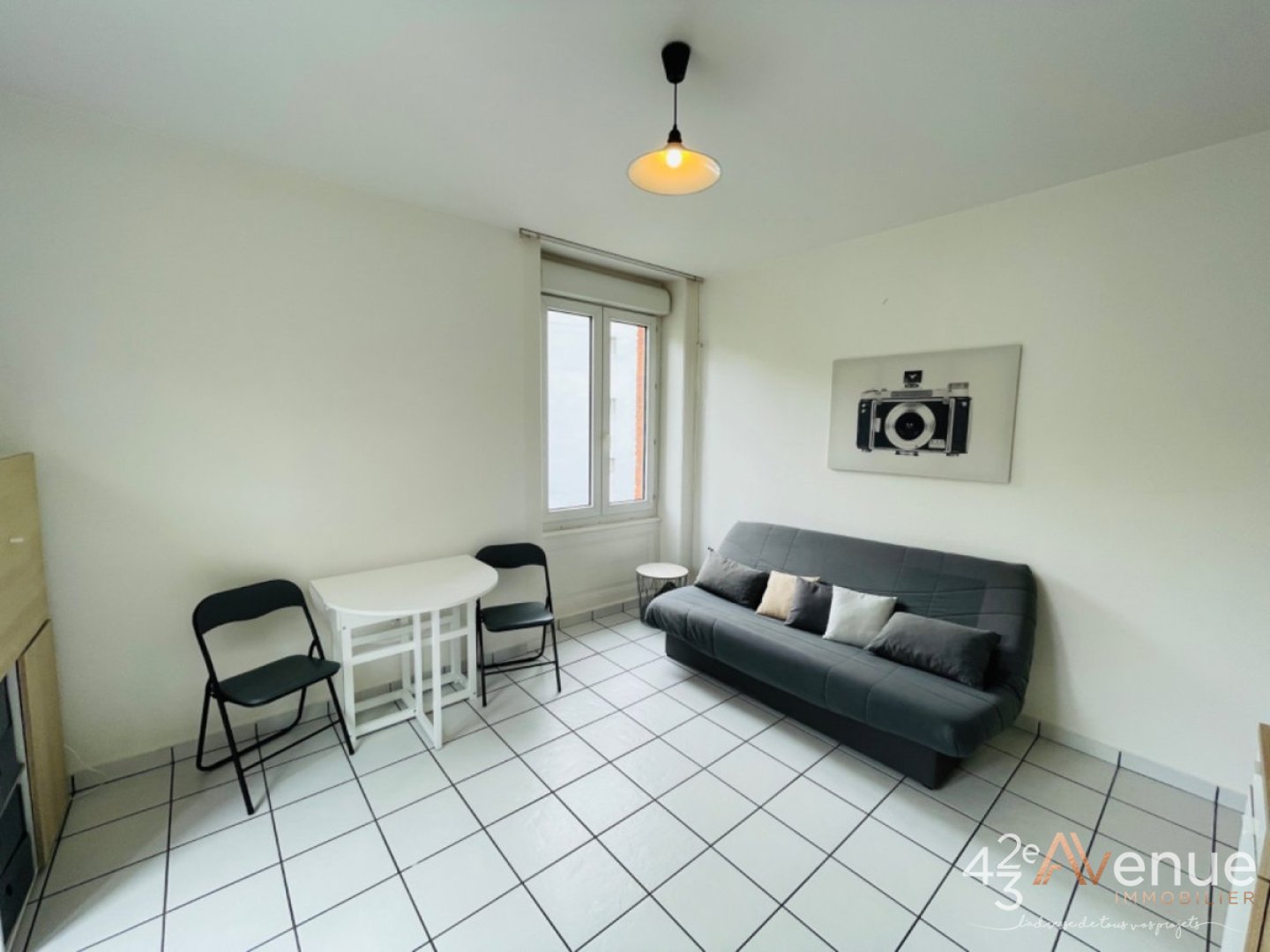 APPARTEMENT T1 - ST ETIENNE FAURIEL - 21.31 m2 - LOUÉ