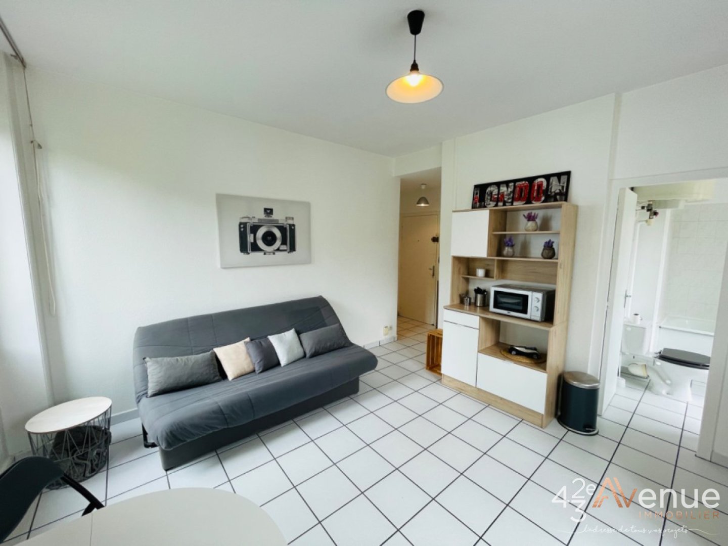 APPARTEMENT T1 - ST ETIENNE FAURIEL - 21.31 m2 - LOUÉ