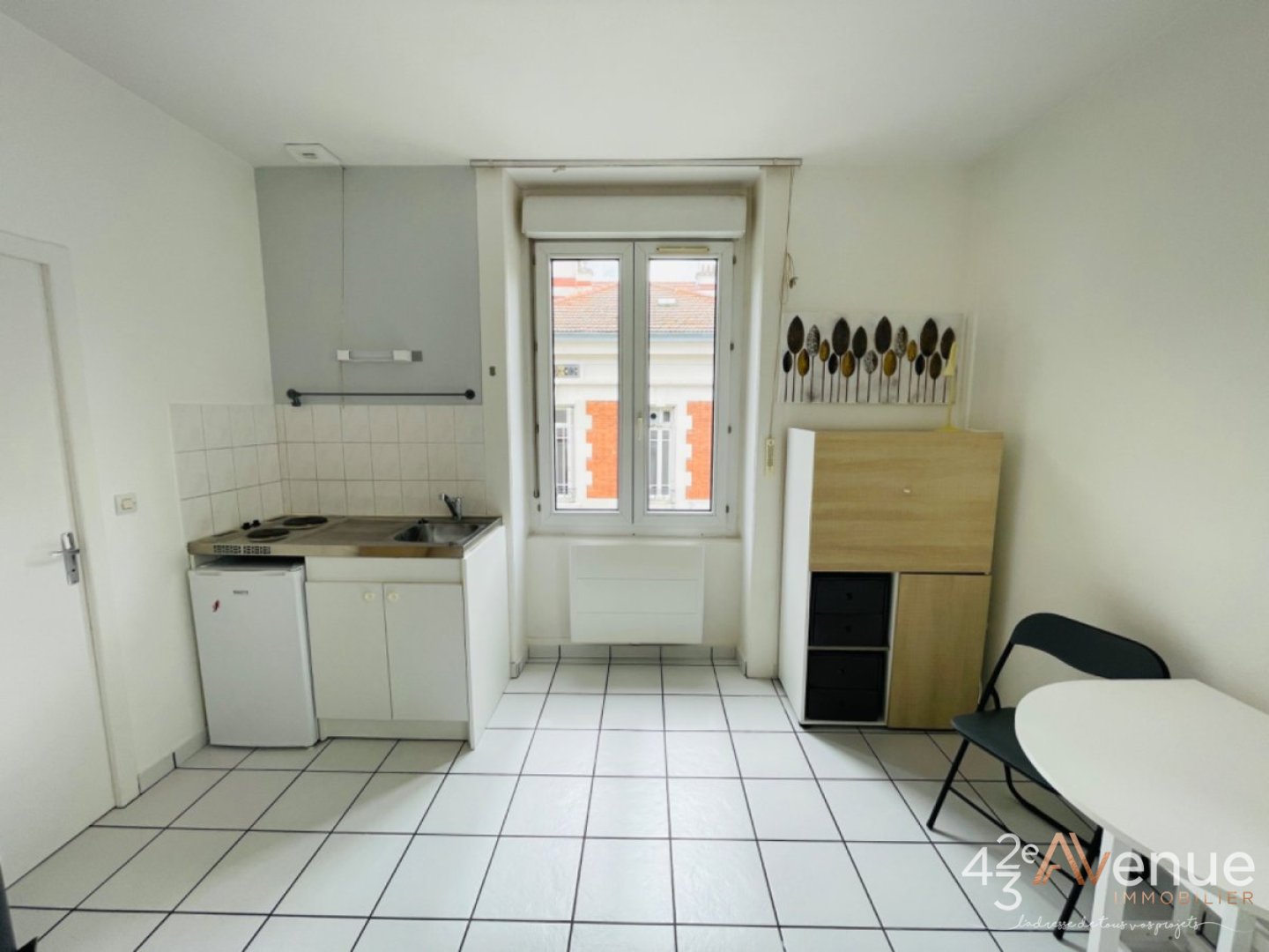 APPARTEMENT T1 - ST ETIENNE FAURIEL - 21.31 m2 - LOUÉ