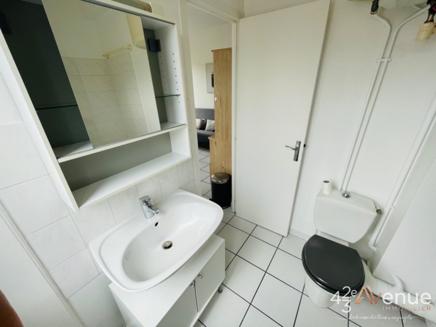 APPARTEMENT T1 - ST ETIENNE FAURIEL - 21.31 m2 - LOUÉ