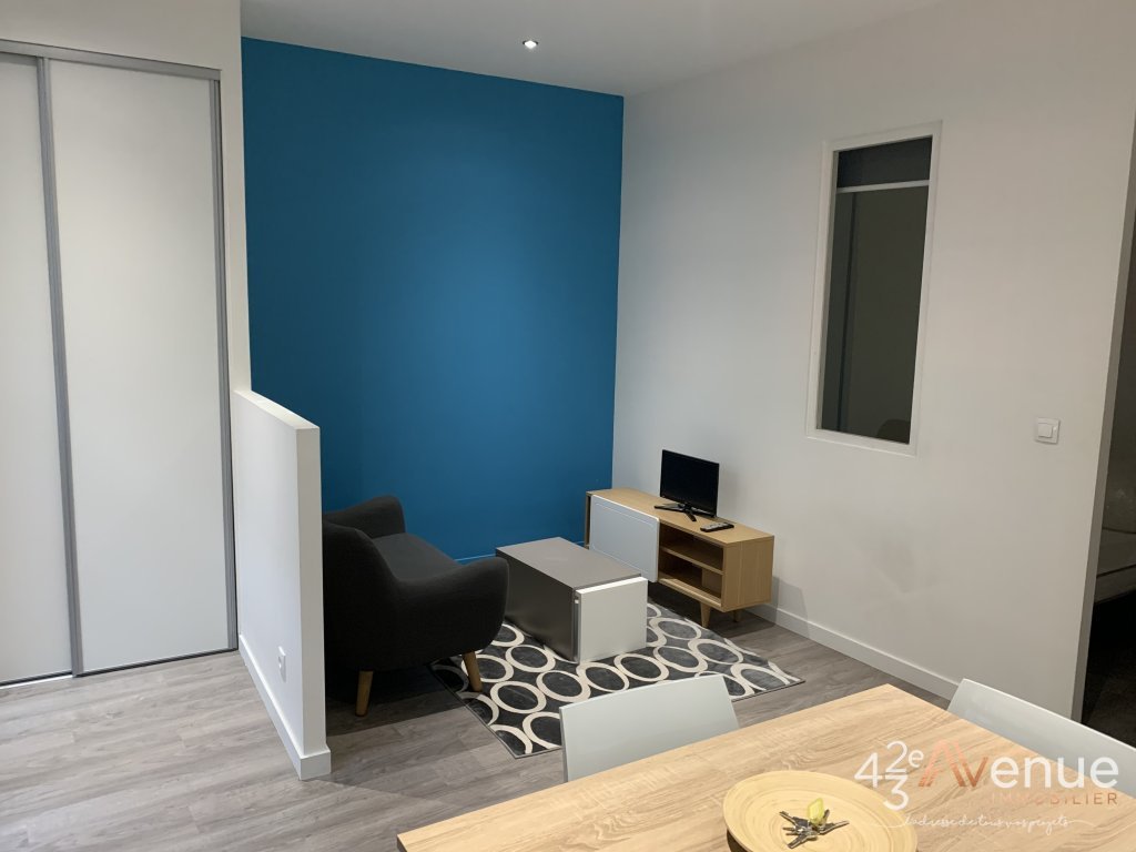 APPARTEMENT T1 A LOUER - ST ETIENNE HOTEL DE VILLE - 33 m2 - 440 &euro; charges comprises par mois