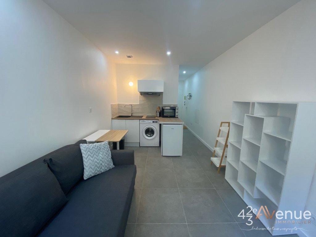 APPARTEMENT T1 - ST ETIENNE PLACE DU PEUPLE/GRENETTE - 20.48 m2 - LOUÉ