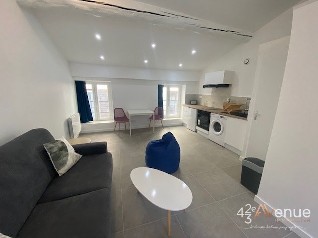 APPARTEMENT T1 - ST ETIENNE PLACE DU PEUPLE/HYPER CENTRE - 34.12 m2 - LOUÉ