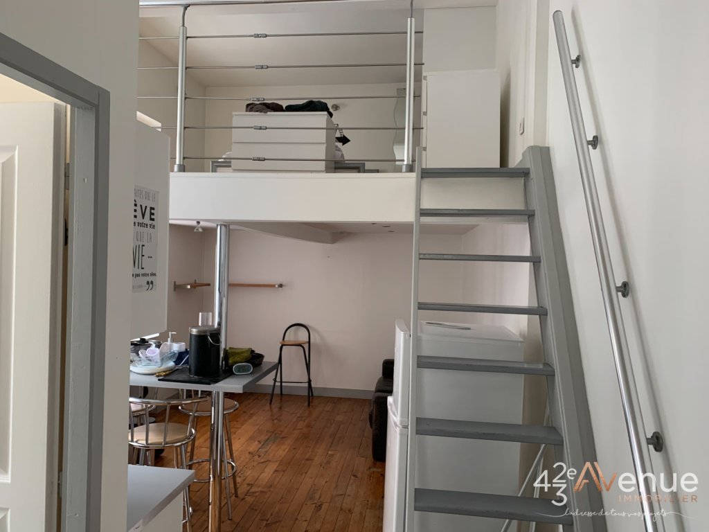 APPARTEMENT T1 A LOUER - ST ETIENNE QUARTIER TREFILERIE - 22.13 m2 - 400€ charges comprises par mois