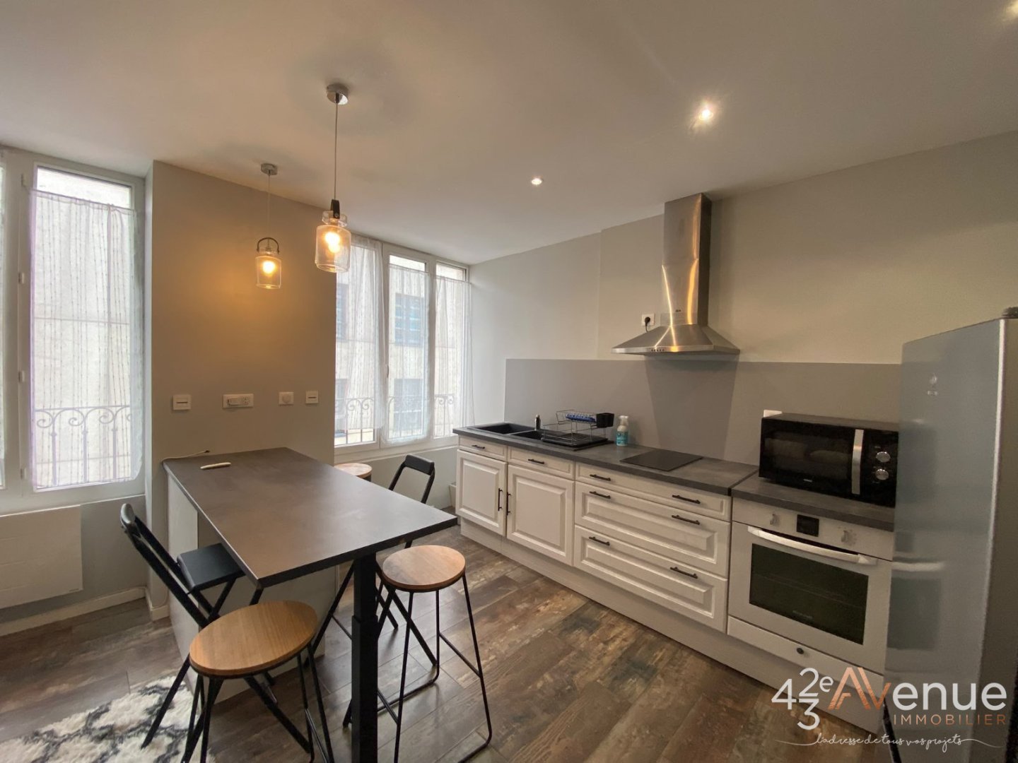 APPARTEMENT T2 A LOUER - ST ETIENNE CARNOT/JEAN JAURES/JACQUARD - 46.41 m2 - 460 &euro; charges comprises par mois