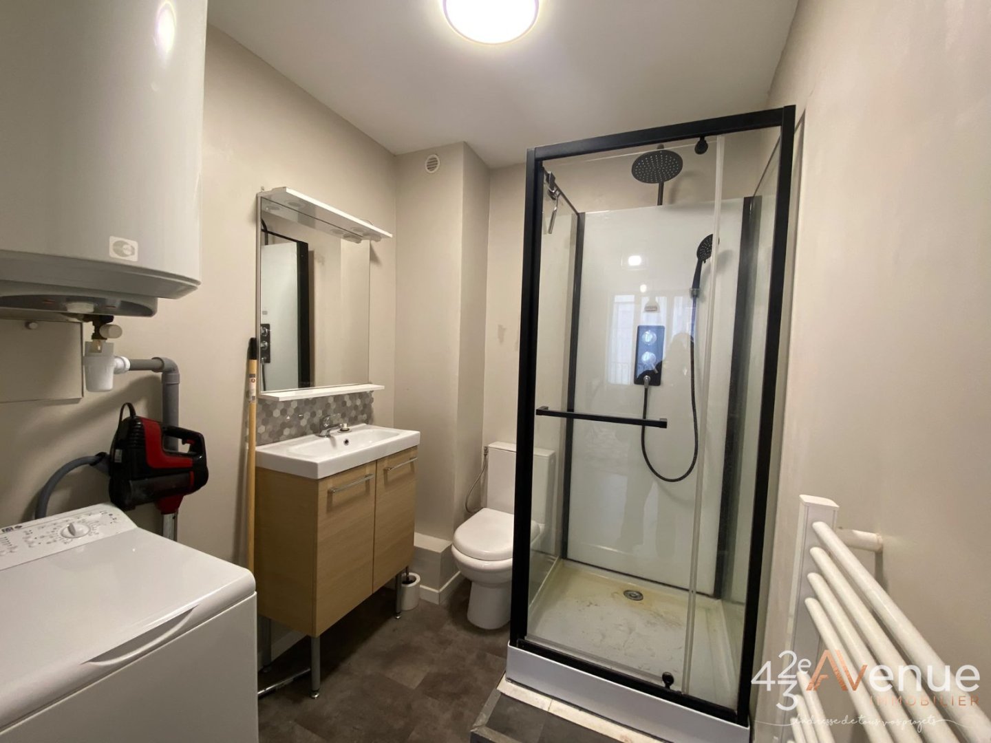 APPARTEMENT T2 A LOUER - ST ETIENNE CARNOT/JEAN JAURES/JACQUARD - 46.41 m2 - 460 &euro; charges comprises par mois