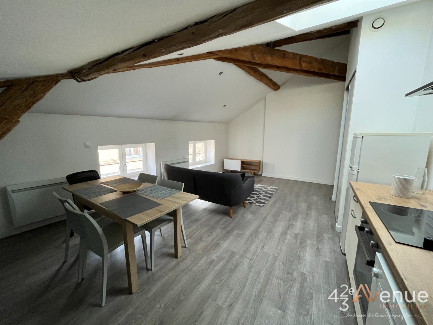 APPARTEMENT T2 - ST ETIENNE CENTRE VILLE - 52 m2 - LOU&Eacute;